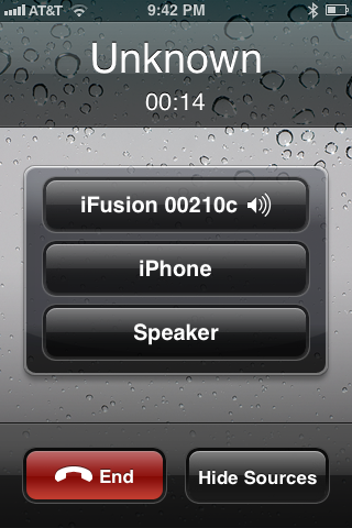 iFusion audio stream
